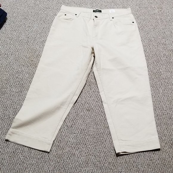 ladies white jeans size 12